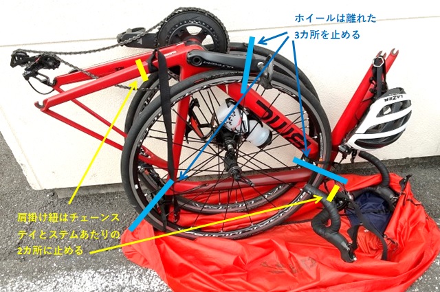TIOGA タイオガ 自転車用輪行袋 フレーム プロテクター